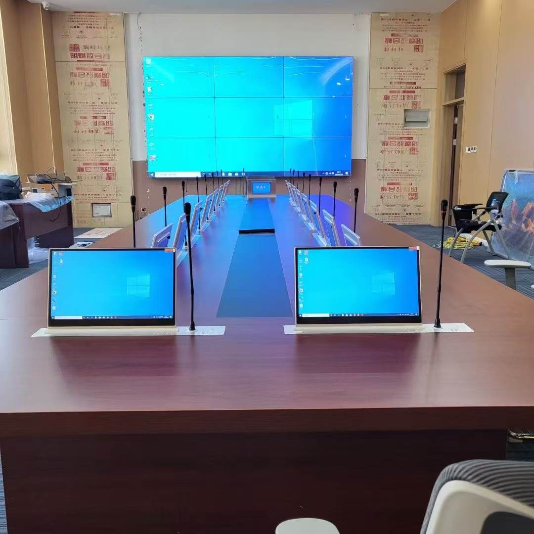 Paperless Conference System Monitor Lift Installation Sages