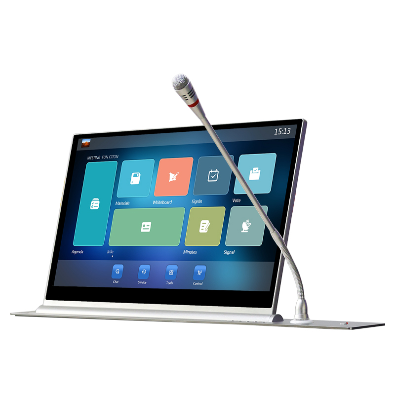 LCD-skærm Løft skjult bord Papirløst konferencesystem