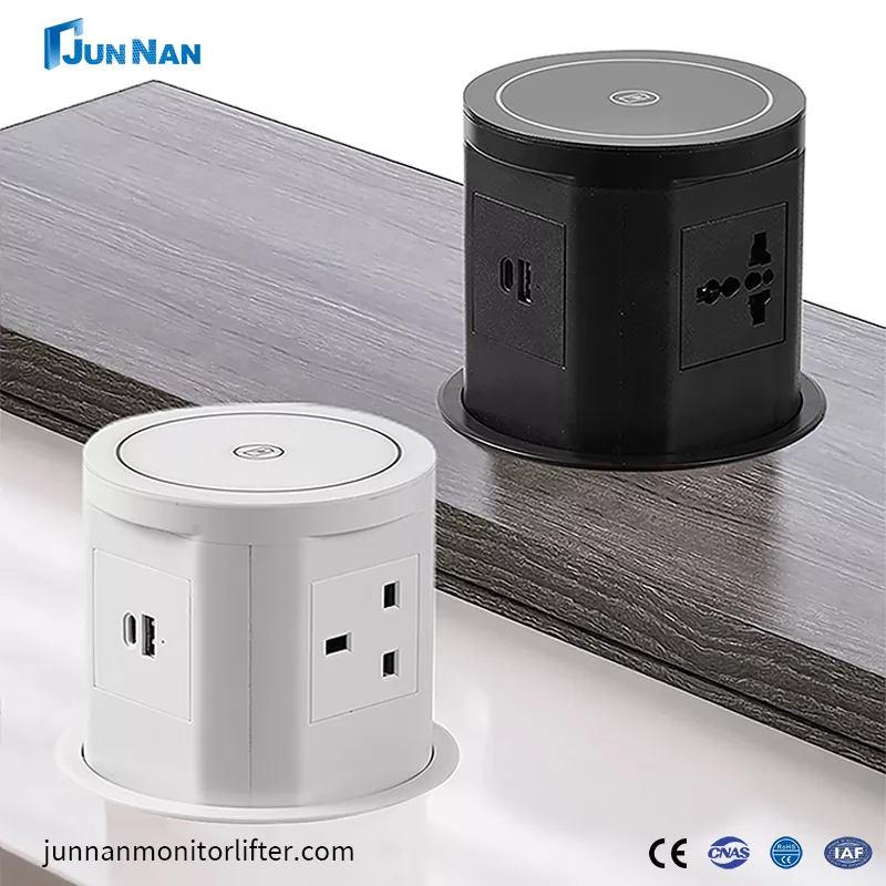 Pop-up Socket Smart Plug med USB og trådløs opladning WiFi